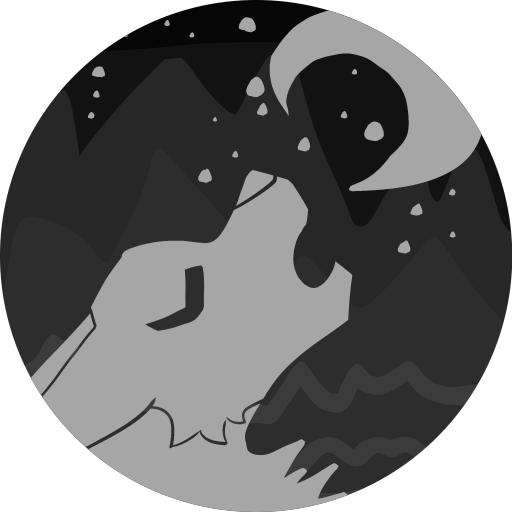 Midnight Valley logo depicting a wolf howling at the moon.